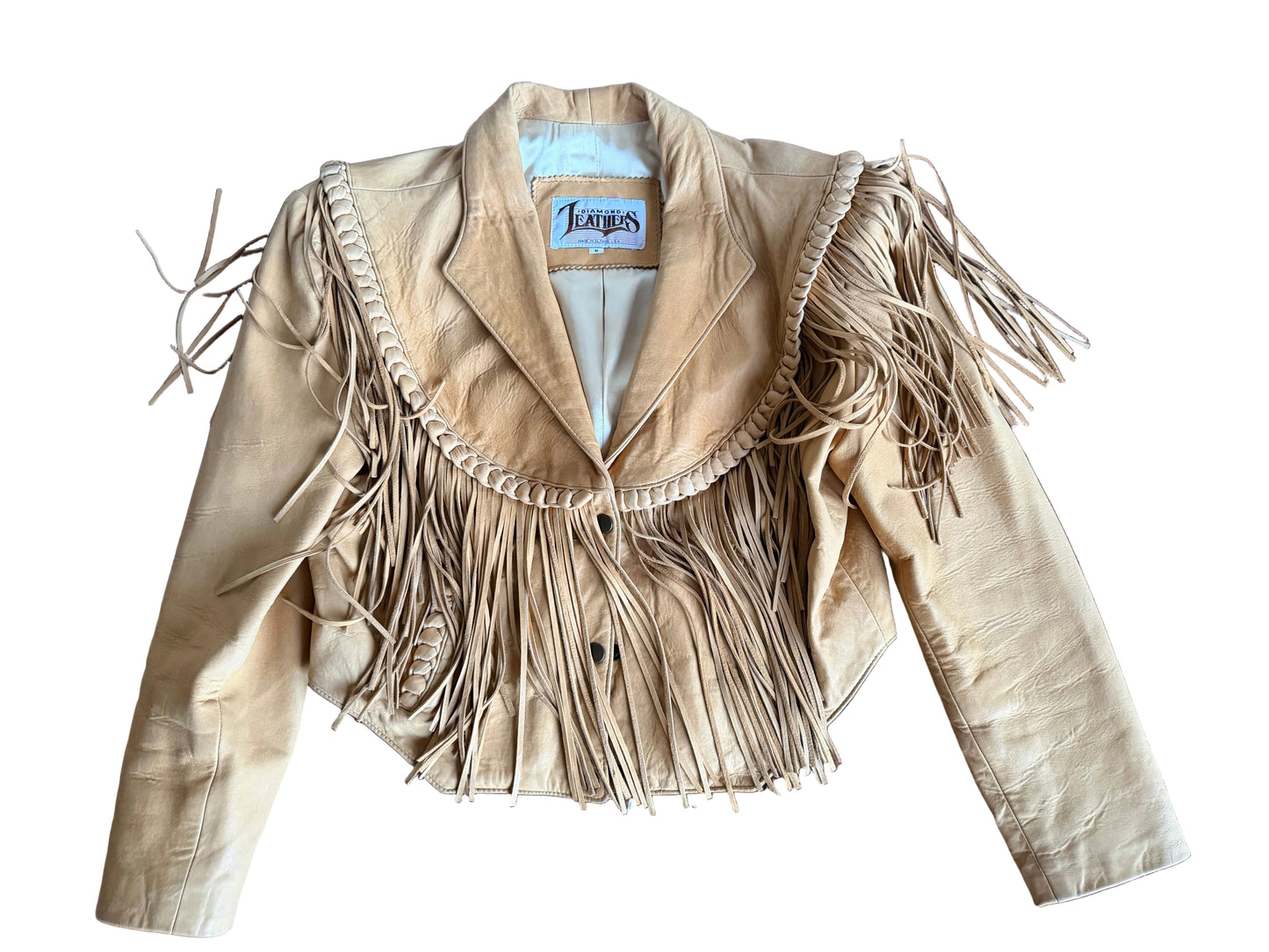 Vintage Lamb Skin Fringe Jacket