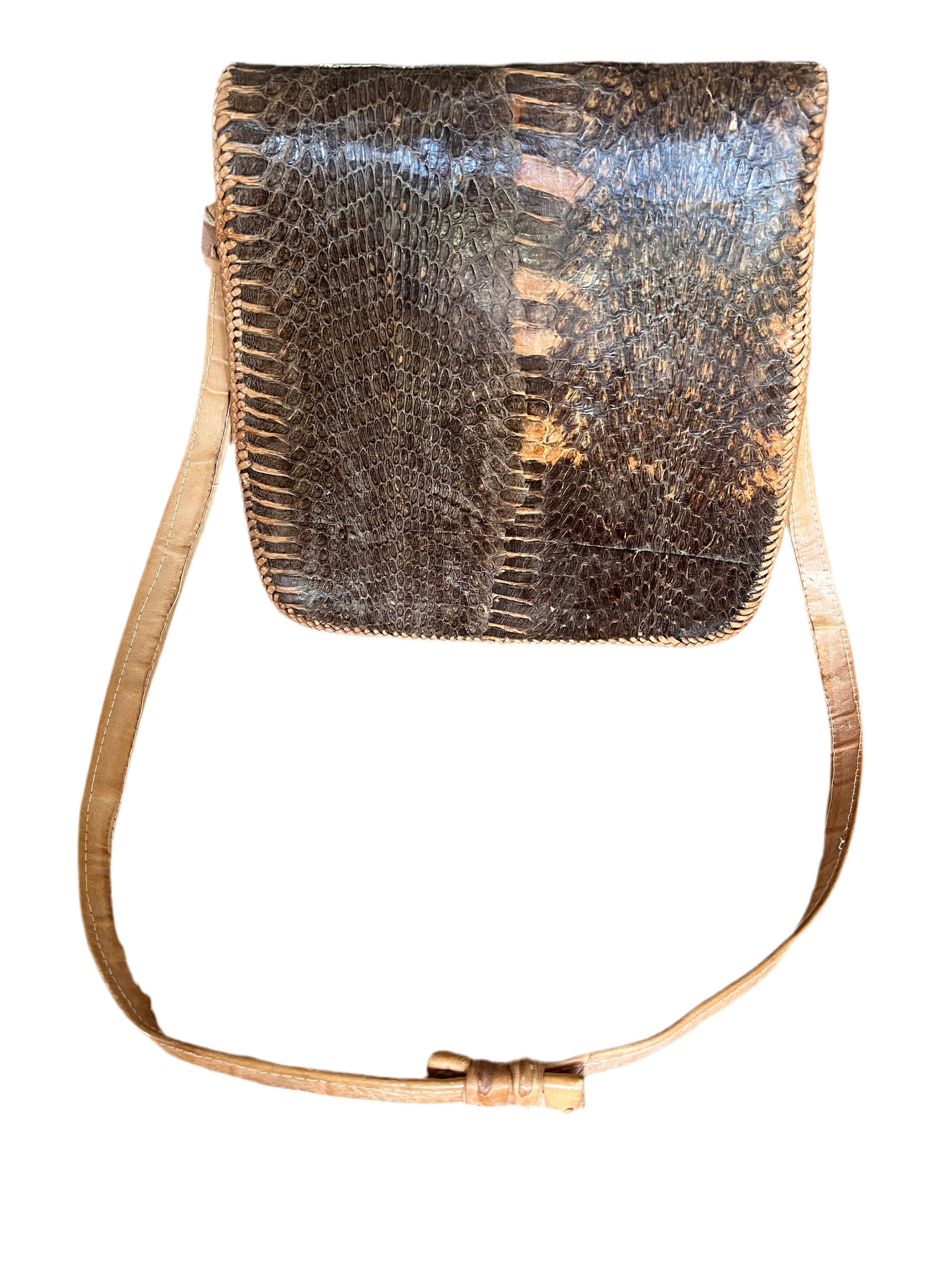 Large Snakeskin Crossbody