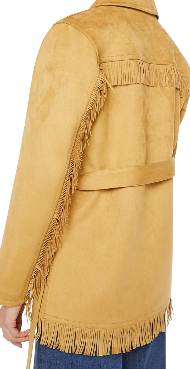 Mother Fringe Faux Jacket