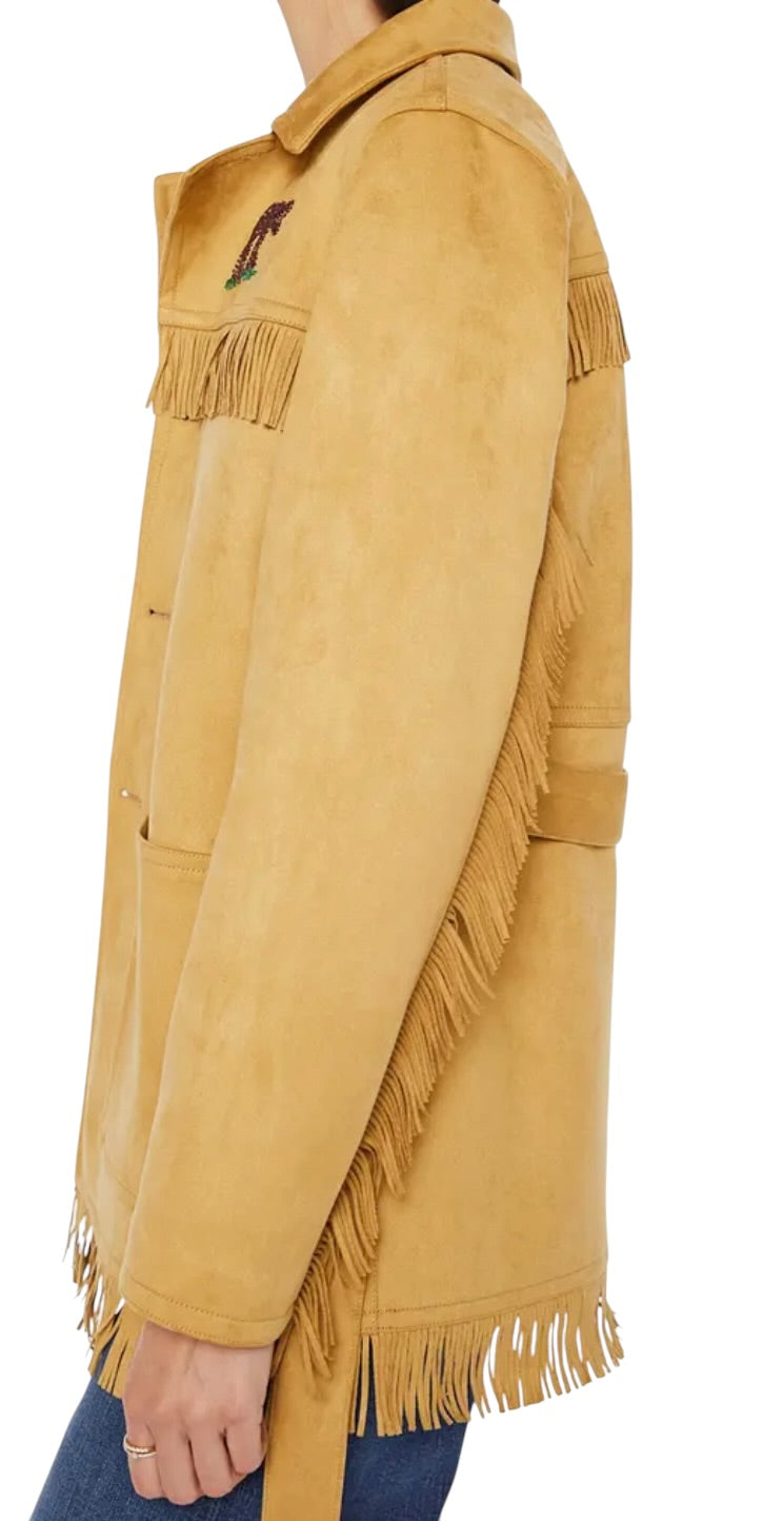 Mother Fringe Faux Jacket
