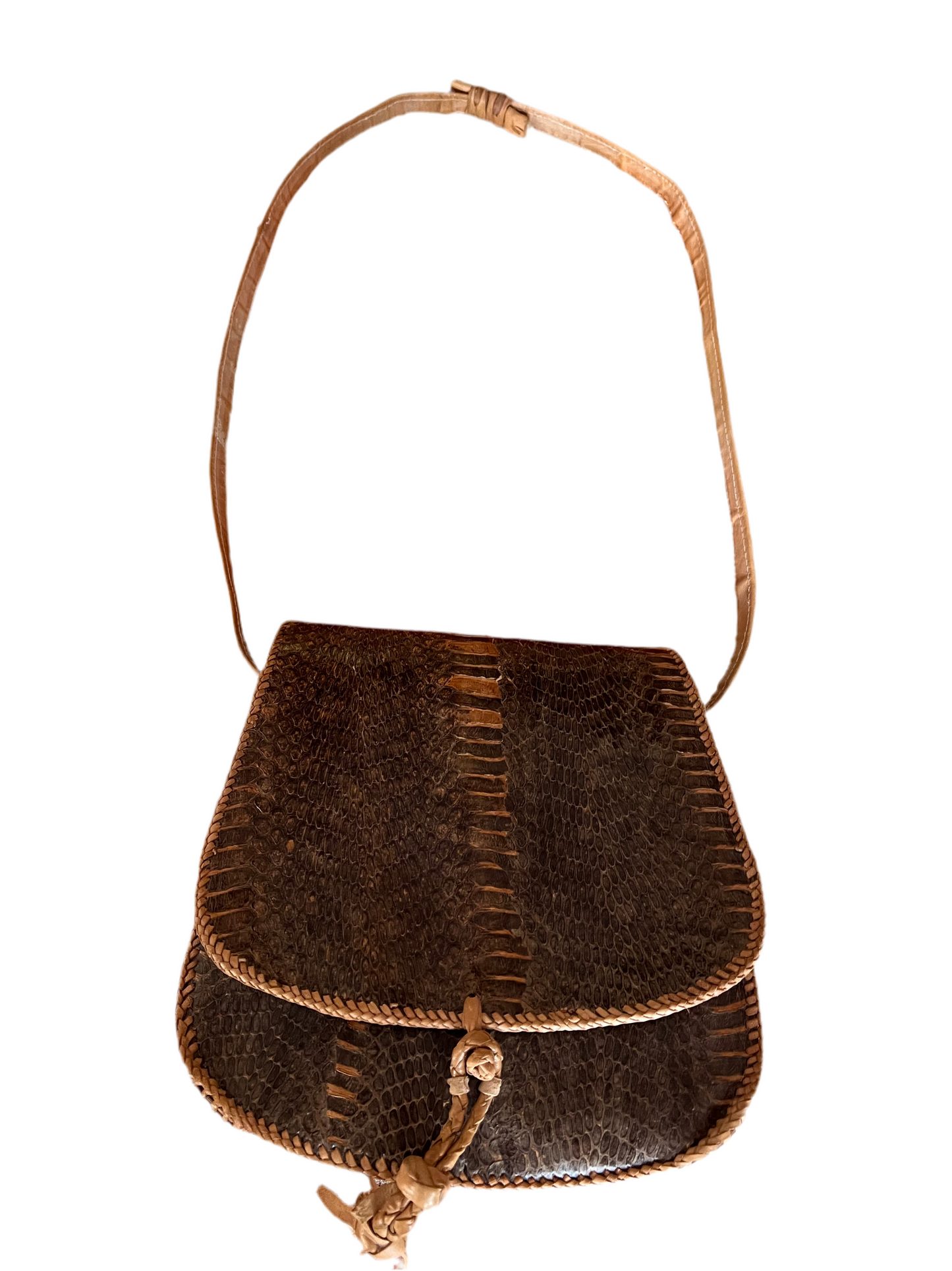 Large Snakeskin Crossbody