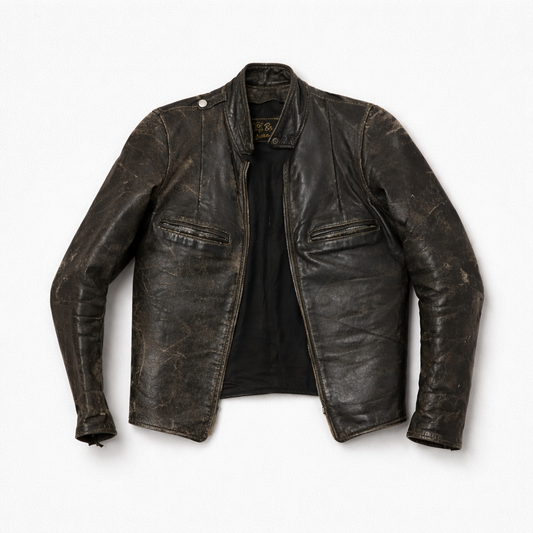 1950s Women’s Brooks England Leather Moto Jacket