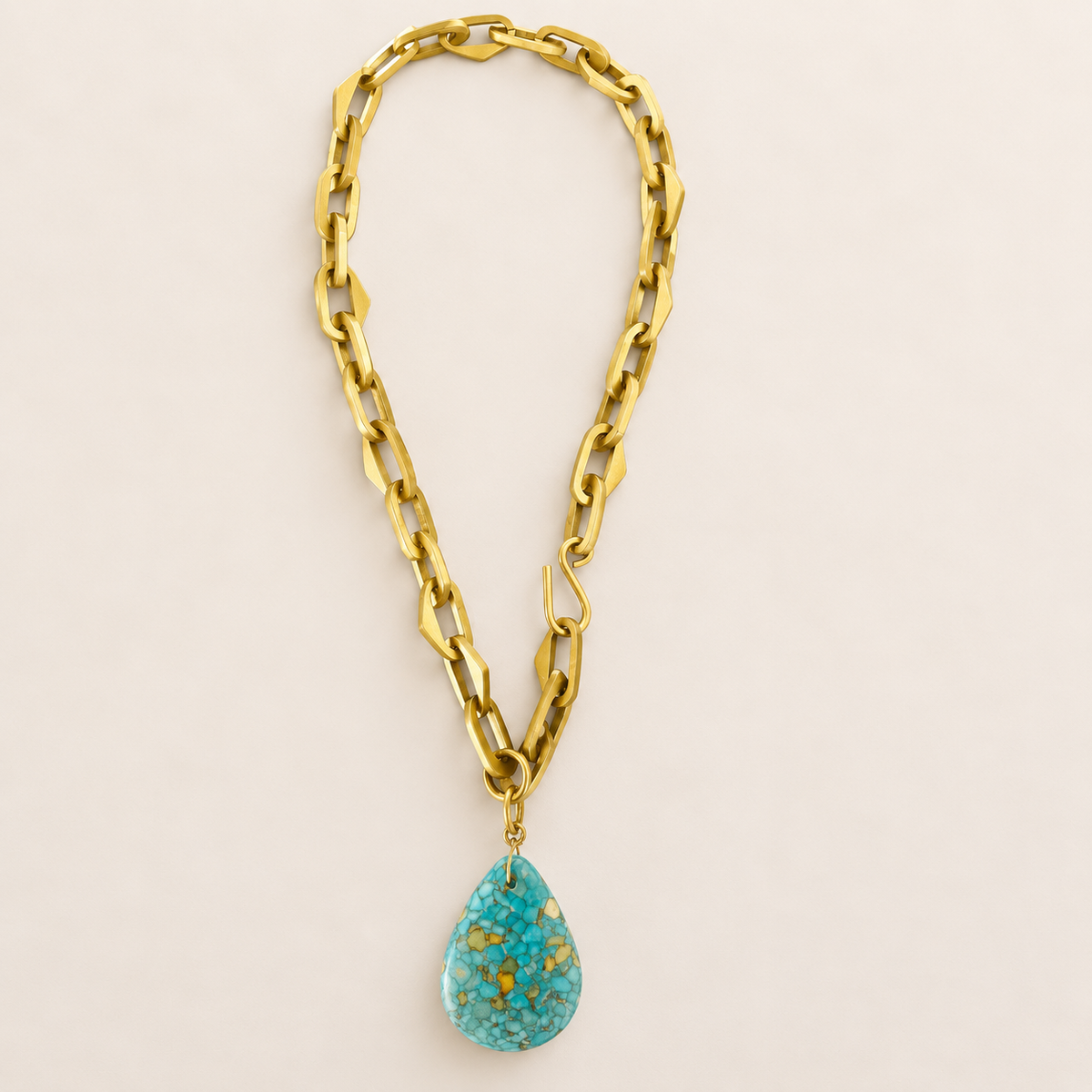 Turquoise Drop Necklace