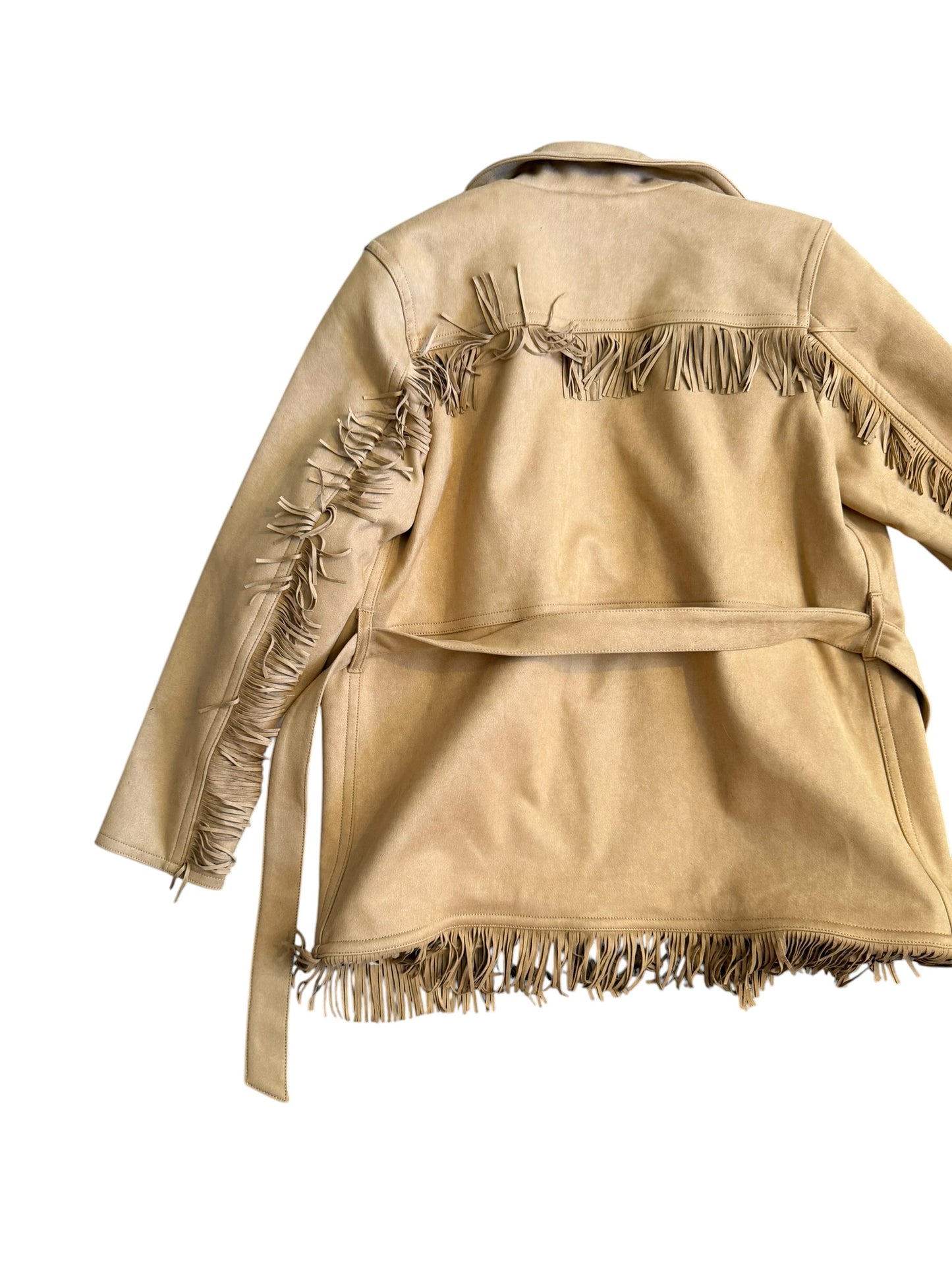 Mother Fringe Faux Jacket