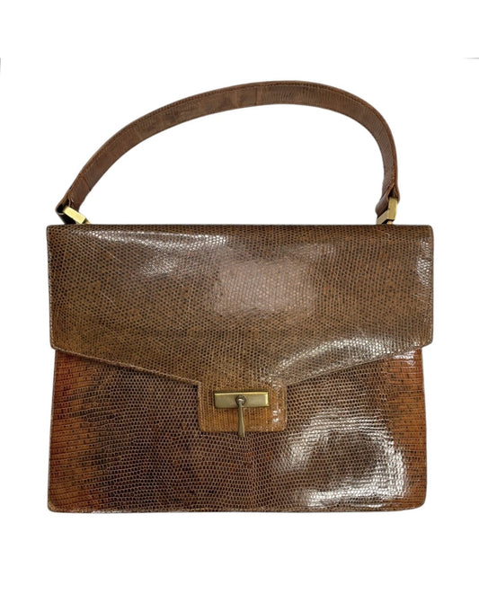 Vintage Lizard Handbag with matching coin